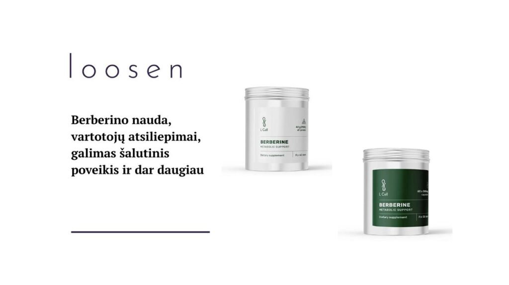 Berberino nauda, vartotojų atsiliepimai, galimas šalutinis poveikis ir dar daugiau berberinas