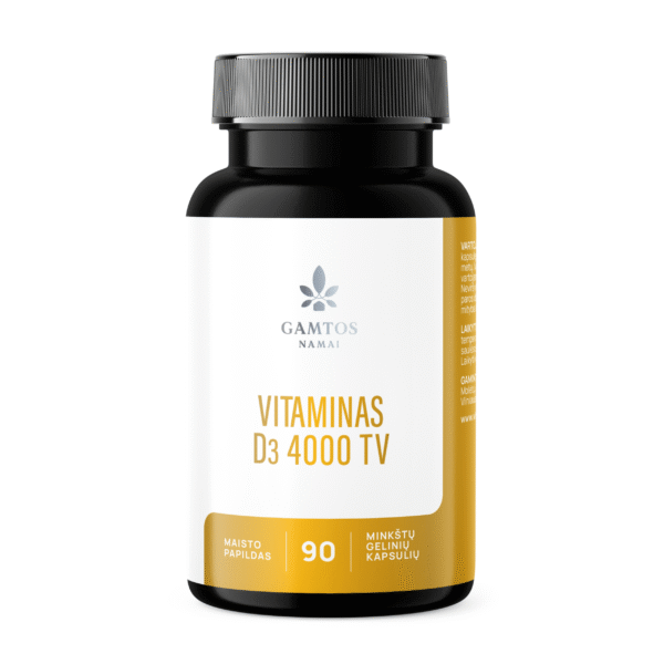 vitaminas D3 su alyvuogių aliejumi
