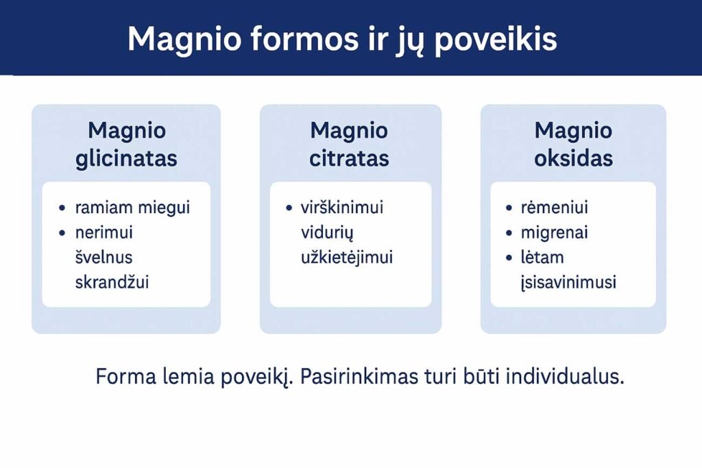 Magnio nauda: Kodėl šis pagrindinis mineralas yra svarbesnis nei manote skirtingų magnio formų pliusai ir skirtumai