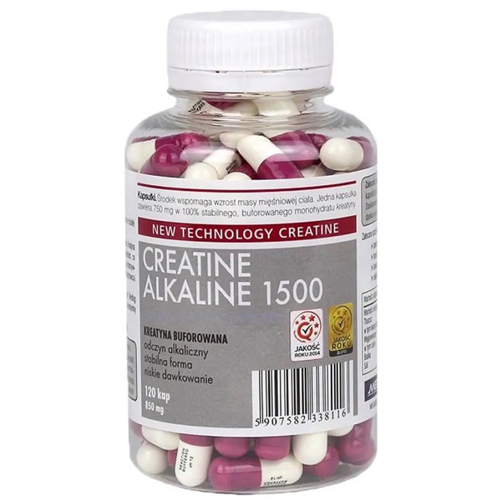 Megabol Creatine Alkaline 1500 - 120 kapsulių Megabol Creatine Alkaline 1500