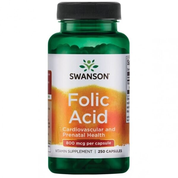 Swanson FOLIO RŪGŠTIS (FOLIATAI) 800 MCG