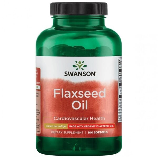 Swanson LINŲ SĖMENŲ ALIEJUS 1000mg