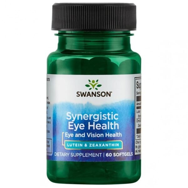 Swanson NATŪRALUS LIUTEINAS 20mg & ZEAKSANTINAS 2mg