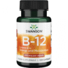 Swanson VITAMINAS B12 - 100 kapsulių Swanson VITAMINAS B12