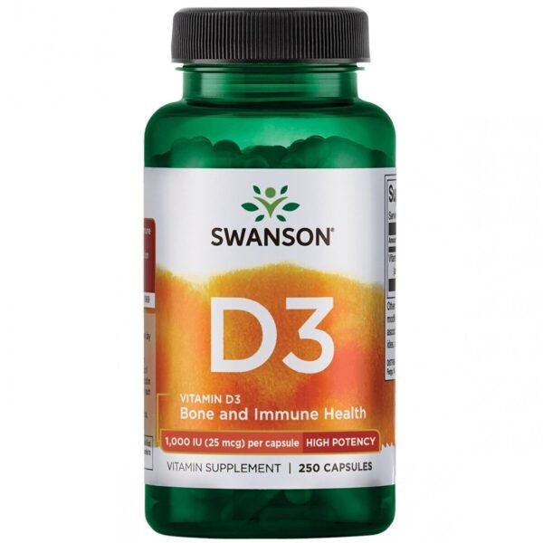 Swanson VITAMINAS D3 1000TV