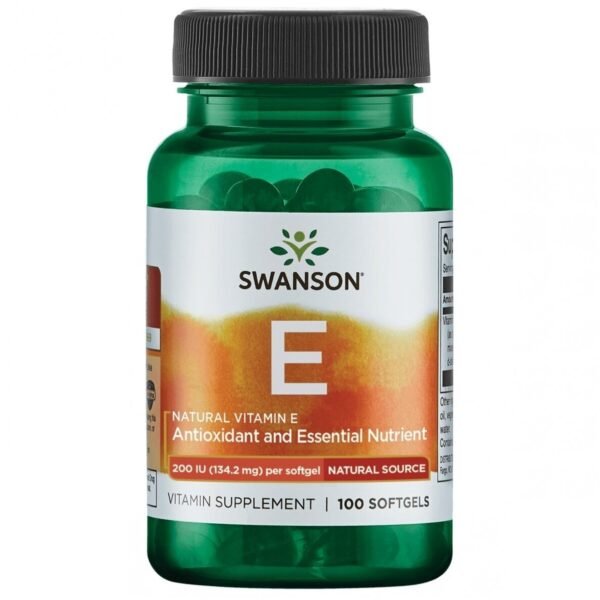 Swanson VITAMINAS E NATŪRALUS 200TV