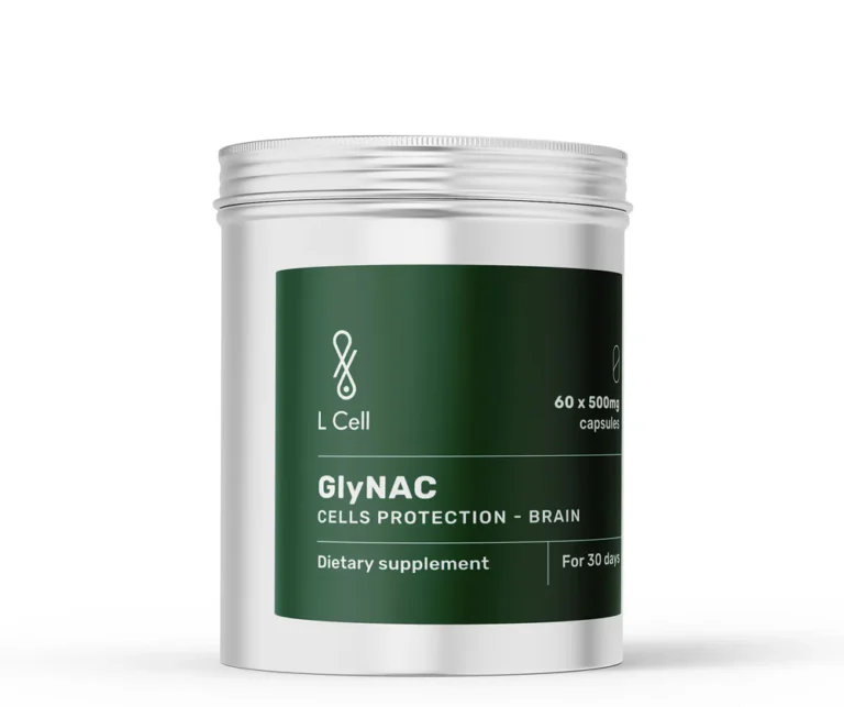 L Cell GlyNAC 500mg kapsulės, 60vnt L Cell GlyNAC 500mg kapsulės
