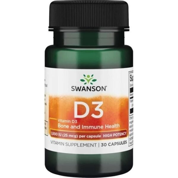 Swanson VITAMINAS D3 1000TV