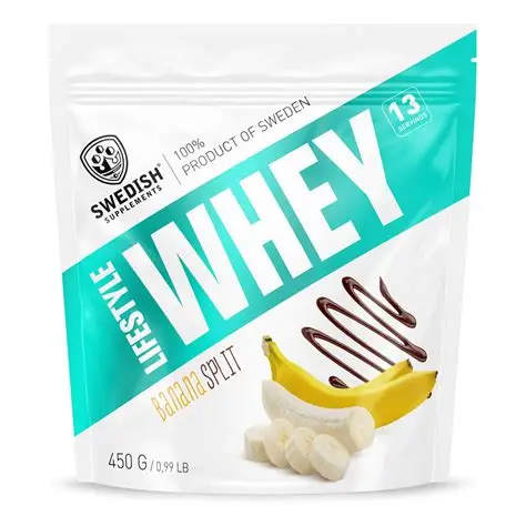 Swedish Supplements Lifestyle Whey Banana Split - 450 g Swedish Supplements Lifestyle Whey 900 g